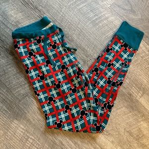 Hanna Andersson Mickey Christmas Pajama Pants Women Size Small